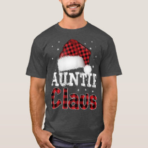 Camiseta Womens Matching Family Ghristmas Pajama Auntie San