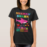 Camiseta Womens Meemaw Shark Shirt Matching Family Mother's<br><div class="desc">Womens Meemaw Shark Shirt Matching Family Mother's Day Gifts</div>