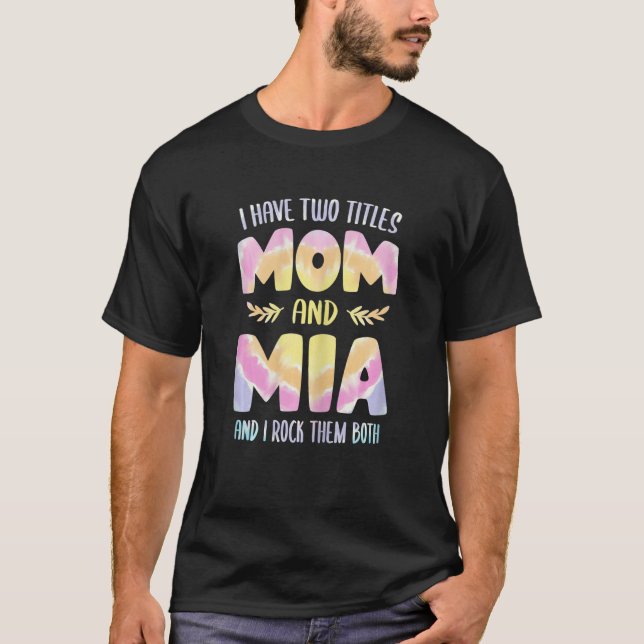 Camiseta Womens Mia idea for Women Grandma I have two Title (Anverso)
