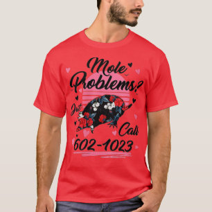 Camiseta Womens Mole Day Mole Problems Just Call Avogadros 