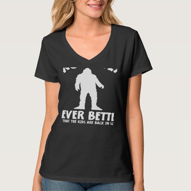 Camiseta Womens Momster Never Better Now That The Kids Are  (Anverso)