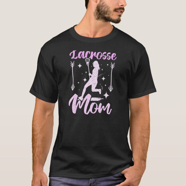 Camiseta Womens Mothers Day Mommy Lacrosse Mom Premium (Anverso)