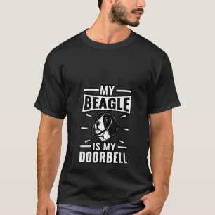 Camiseta Womens My Beagle es mi perro de la puerta divertid