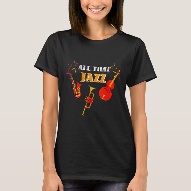 Camiseta Womens New Orleans Birthplace Of Jazz Music Louisi (Anverso)