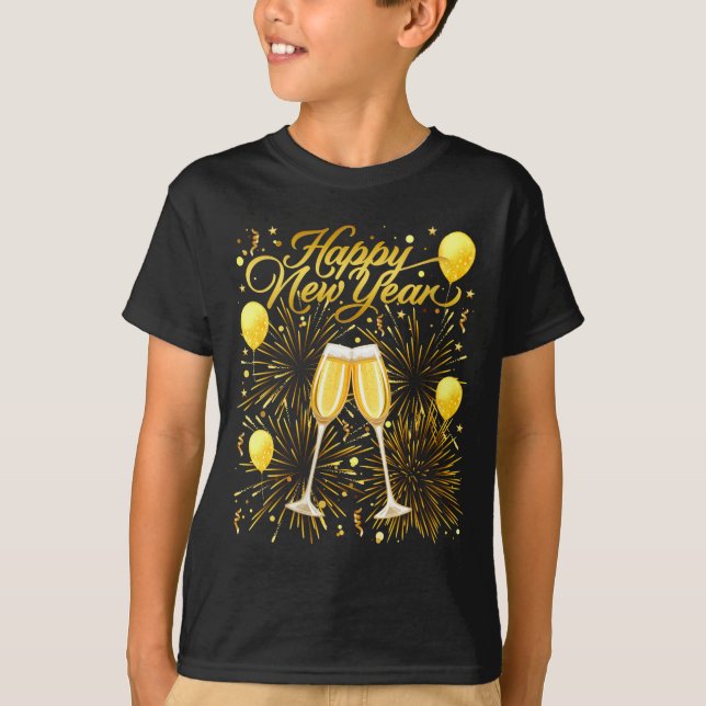 Camiseta Womens New Years Eve Party Sylvester 2026 Happy Ne (Anverso)