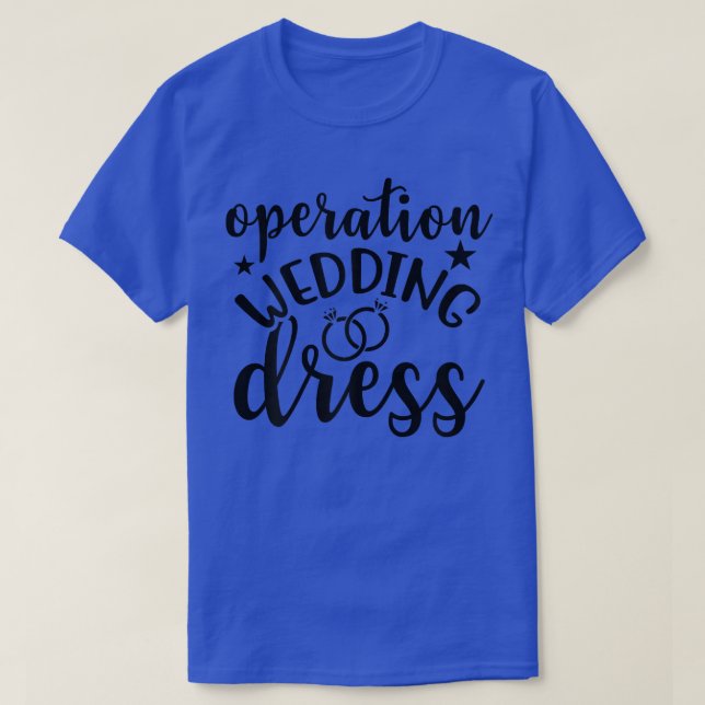 Camiseta Womens Operation Wedding Dress Matching Wedding Ba (Diseño del anverso)