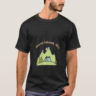Camiseta Womens Orcas Island Wa Mountains Hiking Climbing C