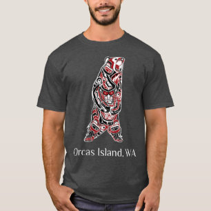 Camiseta Womens Orcas Island WA Native American Indian Brow