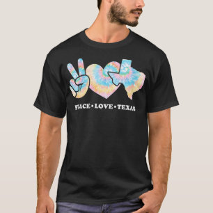 Camiseta Womens Peace Love Teas VNeck