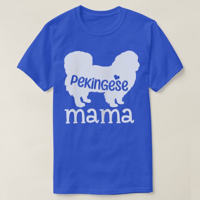 Camiseta Womens Pekingese Mama Gifts Cute Pekingese Dog Lov (Diseño del anverso)