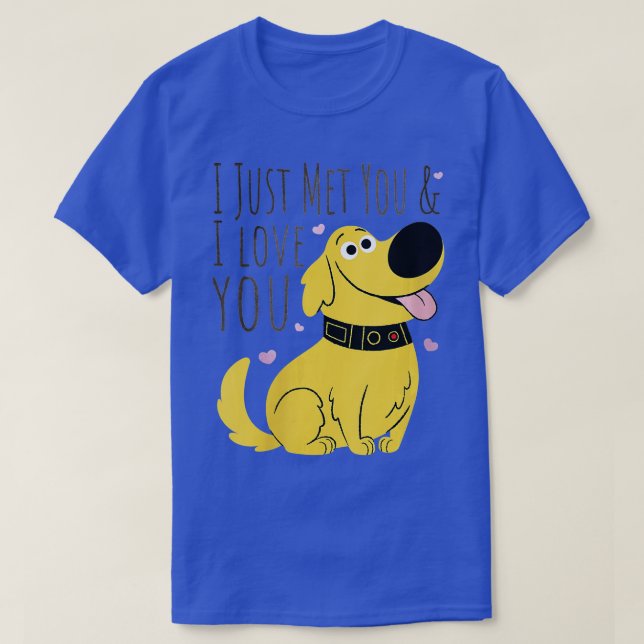 Camiseta Womens Pixar UP Dug Te Acabo De Citar VNeck (Diseño del anverso)