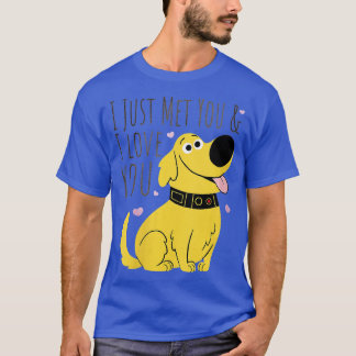 Camiseta Womens Pixar UP Dug Te Acabo De Citar VNeck