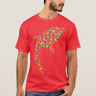 Camiseta Womens Polka Dot Shark International Dot Day VNeck