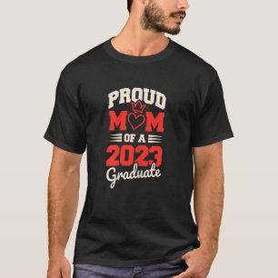 Camiseta Womens Proud Mom Of A 2023 Graduate Graduation 202