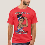 Camiseta Womens Puerto Rico  Cute Until My Puerto Rican Com<br><div class="desc">Womens Puerto Rico  Cute Until My Puerto Rican Comes Out  .</div>