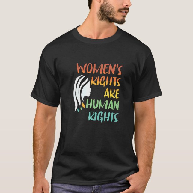 Camiseta Women's rights are human rights   (Anverso)