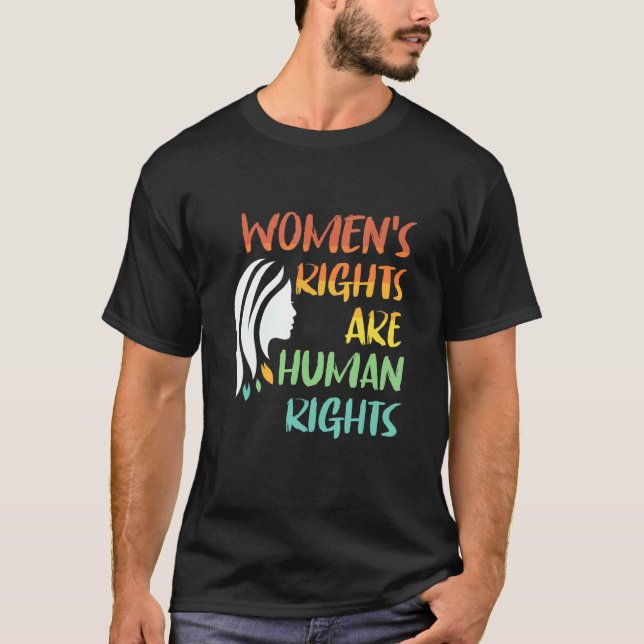 Camiseta Women's rights are human rights (Anverso)