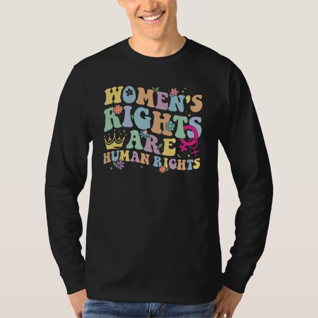 Camiseta Women's Rights Are Human Rights Feminism Protect F (Anverso)
