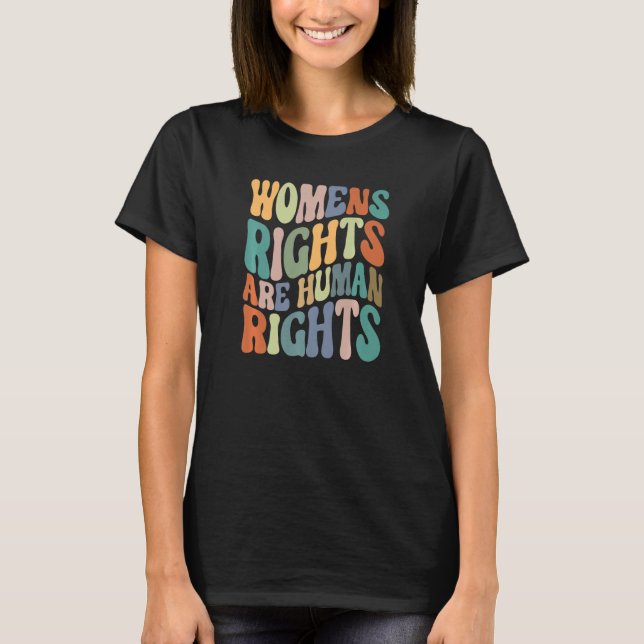 Camiseta Women's Rights Are Human Rights Row v wade (Anverso)