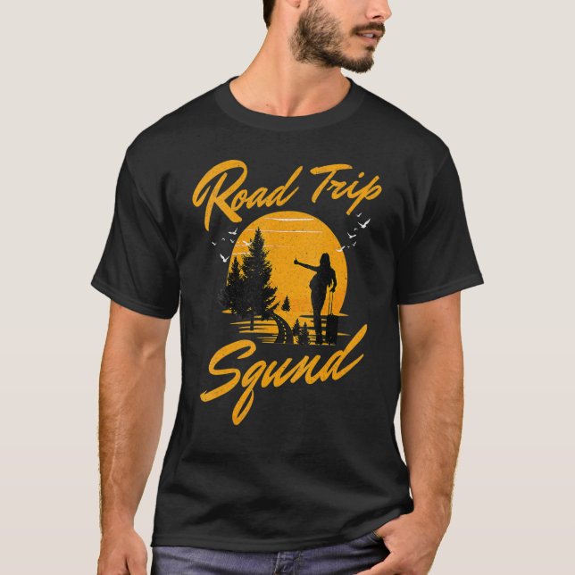 Camiseta Women's Road Trip Squad Traveling Tour California  (Anverso)