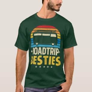 Camiseta Womens Roadtrip Besties BFF Mejor Amigo para siemp