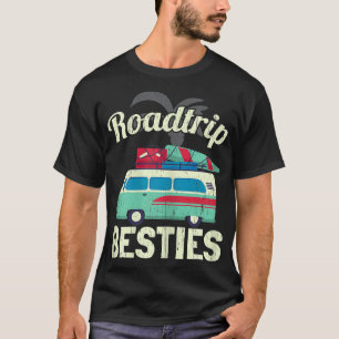Camiseta Womens Roadtrip Besties BFF Mejor Amigo para siemp