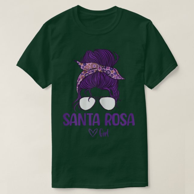 Camiseta Womens Santa Rosa Girl, Born in Santa Rosa T-Shirt (Diseño del anverso)