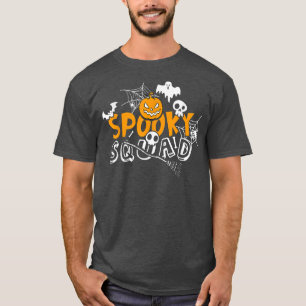 Camiseta Womens Scary Halloween design heart spooky squad p