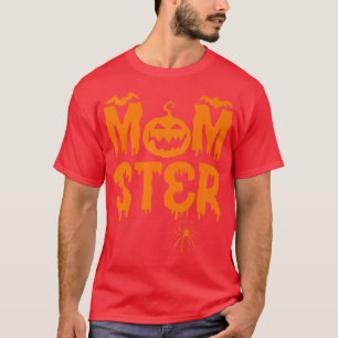 Camiseta Womens Scary spooky Halloween mom mother monster m
