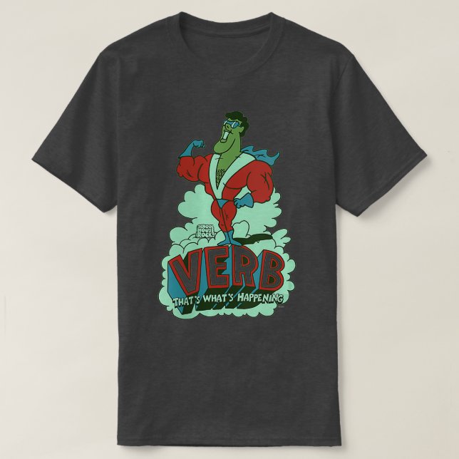 Camiseta Womens Schoolhouse Rock Verb VNeck (Diseño del anverso)