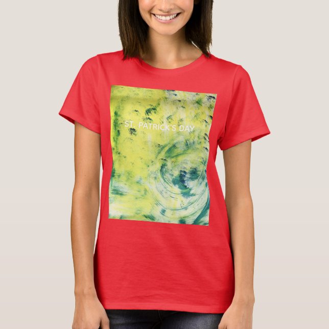 Camiseta Women's St. Patrick' Day Designed Shirt. (Anverso)