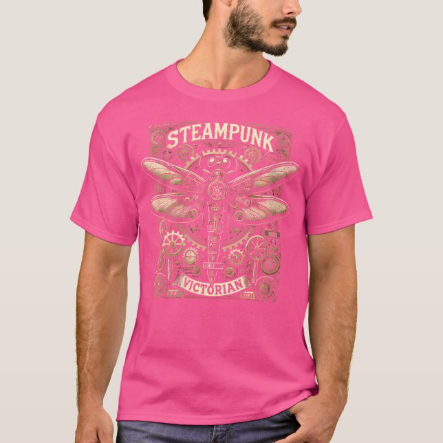 Camiseta Womens Steampunk Dragonfly Victorian Mechanica de  (Anverso)