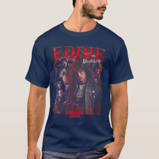 Camiseta Womens Strangerhings Eddie Boyfriend Officially Li