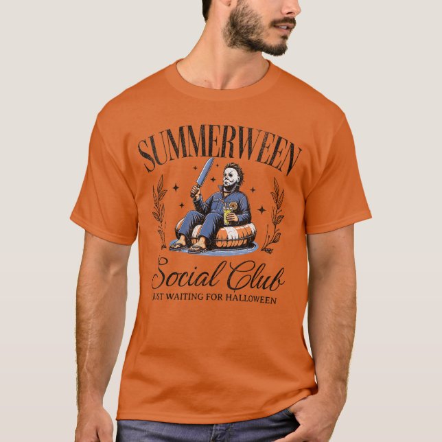 Camiseta Womens Summerween Social Club Halloween in Summer  (Anverso)