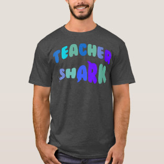 Camiseta Womens Teacher shark gift to appreciation teacher 