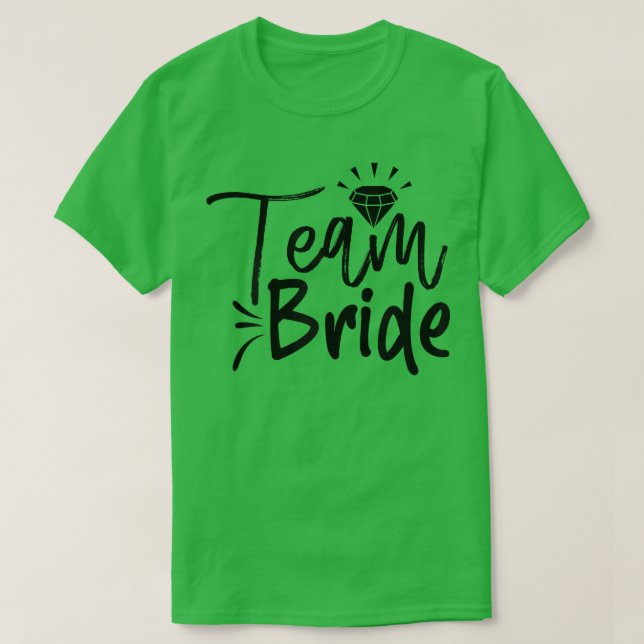 Camiseta Womens Team Bride Cute Matching For Bachelorette P (Diseño del anverso)