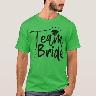 Camiseta Womens Team Bride Cute Matching For Bachelorette P