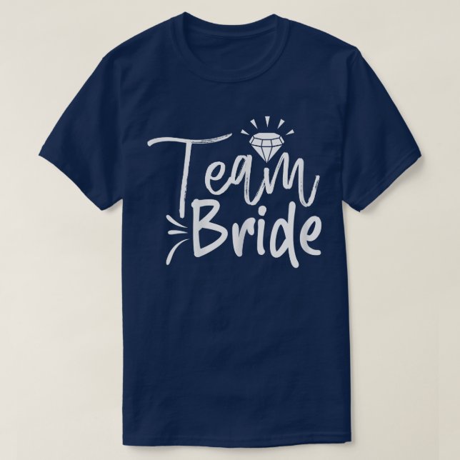 Camiseta Womens Team Bride Cute Matching For Bachelorette P (Diseño del anverso)