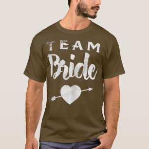 Camiseta Womens Team Bride Squad T Tee Bachelorette Party