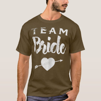 Camiseta Womens Team Bride Squad T Tee Bachelorette Party