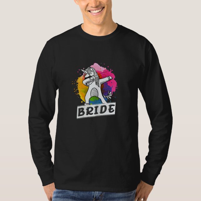 Camiseta Womens The Bride   Women Bachelorette Hen Night Pa (Anverso)