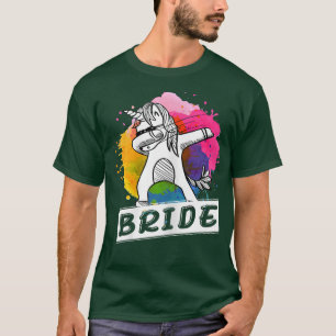 Camiseta Womens THE BRIDE Women Bachelorette Hen Night Par