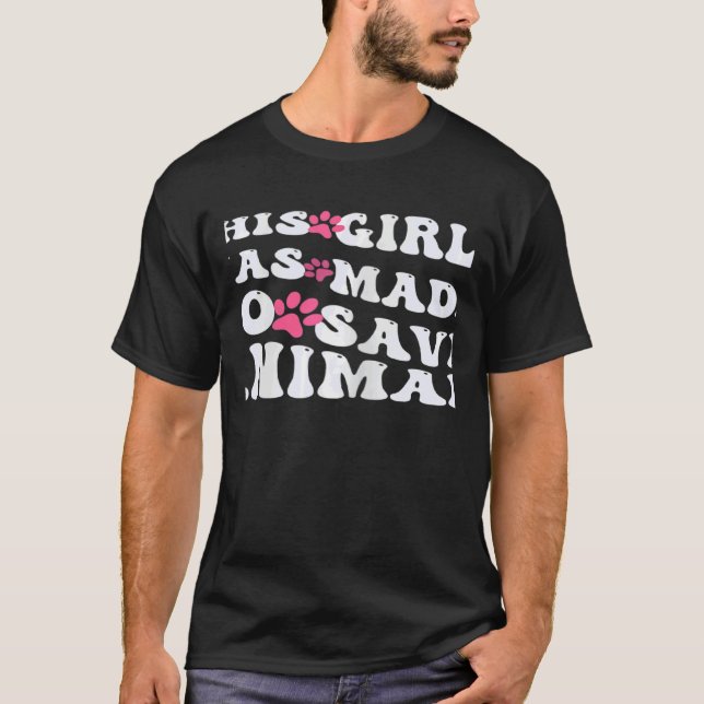 Camiseta Womens This Girl Was Made To Save Animals veterina (Anverso)