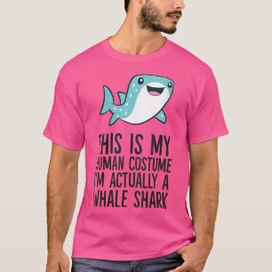 Camiseta Womens This Is My Human Costume Im Actually A Whal