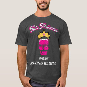 Camiseta Womens This Princess Wears Boing Gloves Quote Vint