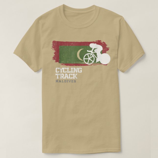 Camiseta Womens Track Cycling Maldives Road Bike Speed Cycl (Diseño del anverso)