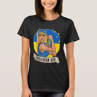 Camiseta Womens Ukrainian Girl Ukraine Flag Merchandise Ukr