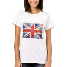 women's union jack t shirt
