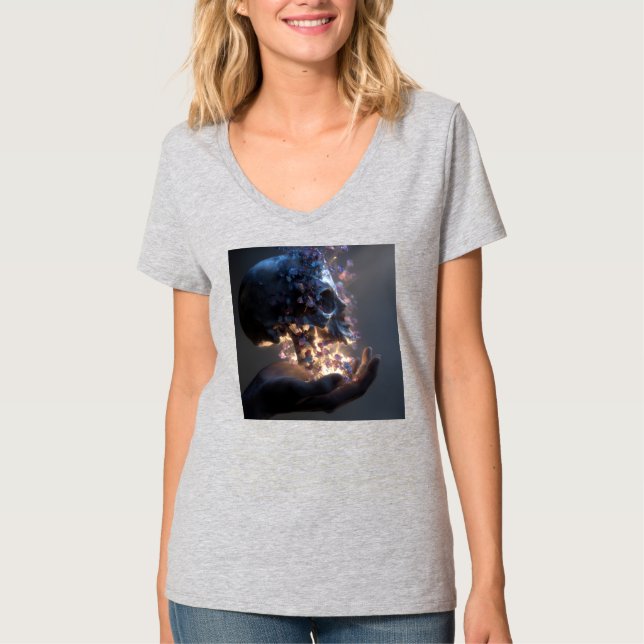 Camiseta Womens V-Neck T-Shirt (Anverso)