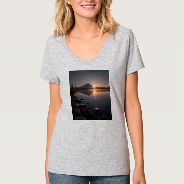 Camiseta Womens V-Neck T-Shirt (Anverso)